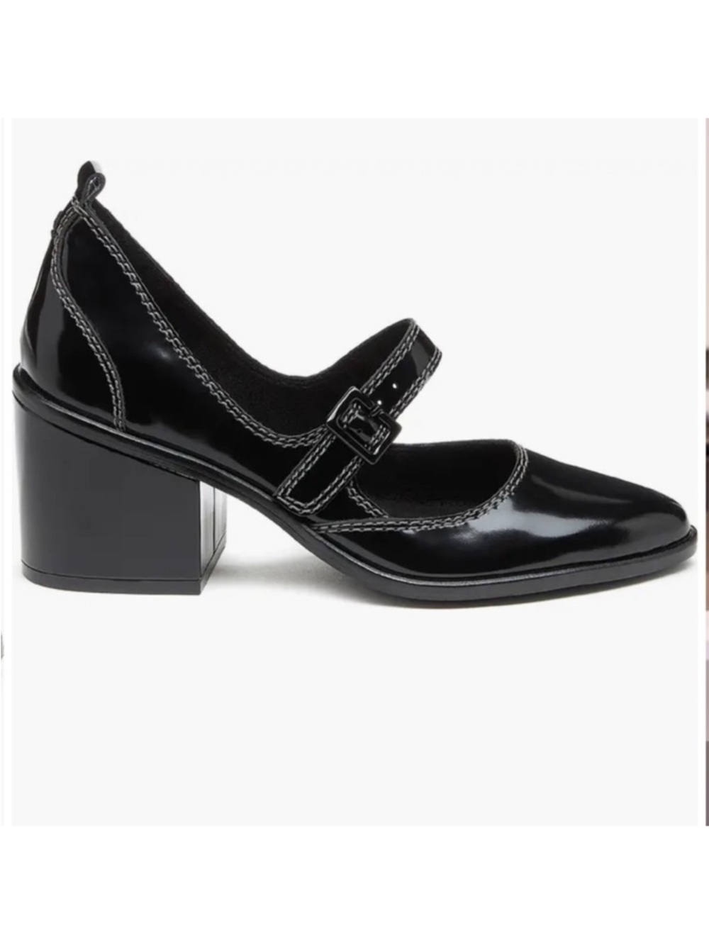 NWOB🖤 Kelsi Dagger Brooklyn MaryJane Black Patent Leather Heels. Size 9